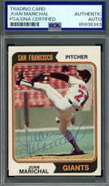 Juan Marichal PSA DNA Vintage Signed 1974 Topps Autograph