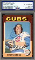 Steve Stone PSA DNA Vintage Signed 1975 Topps Autograph Cubs