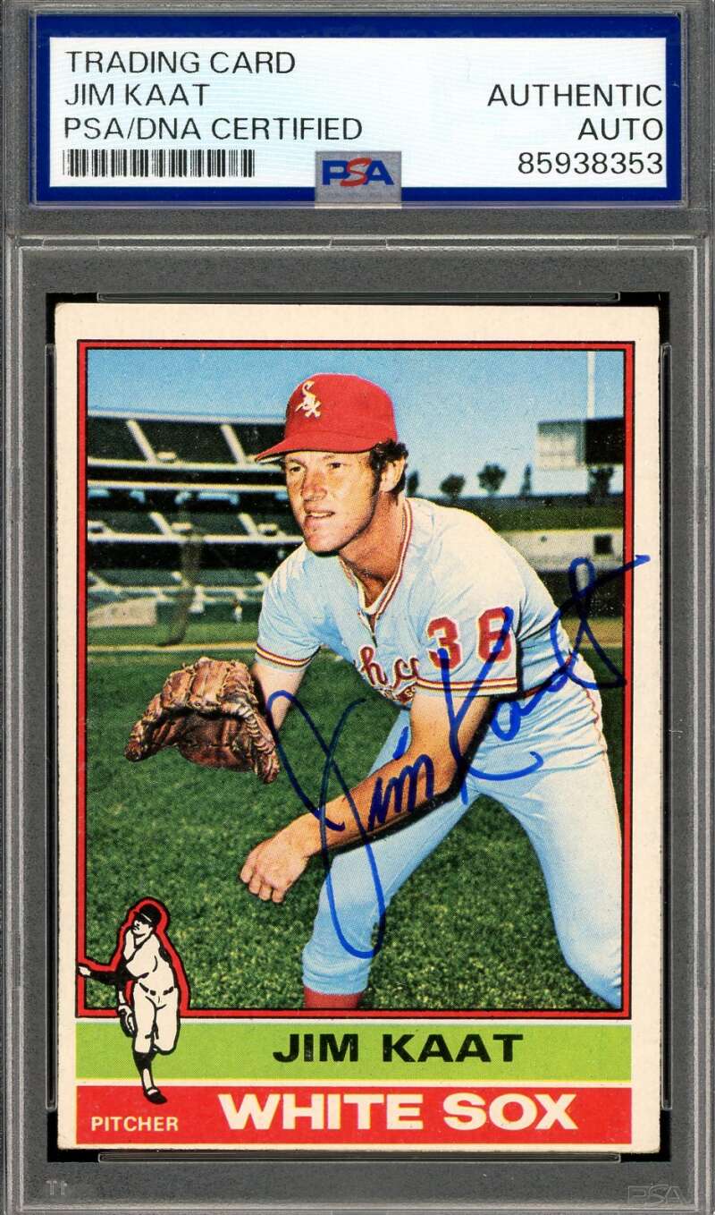 Jim Kaat PSA DNA Signed 1976 Topps Autograph