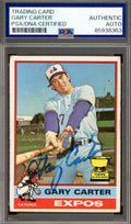 Gary Carter PSA DNA Signed 1976 Topps Autograph