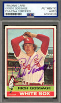 Goose Gossage PSA DNA Vintage Signed 1976 Topps Autograph
