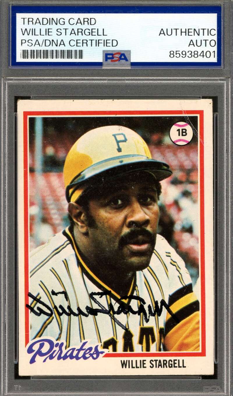 Willie Stargell PSA DNA Signed 1978 Topps Autograph Pirates