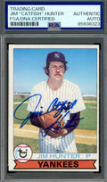 Jim Catfish Hunter PSA DNA Signed 1979 Topps Autograph Yankees