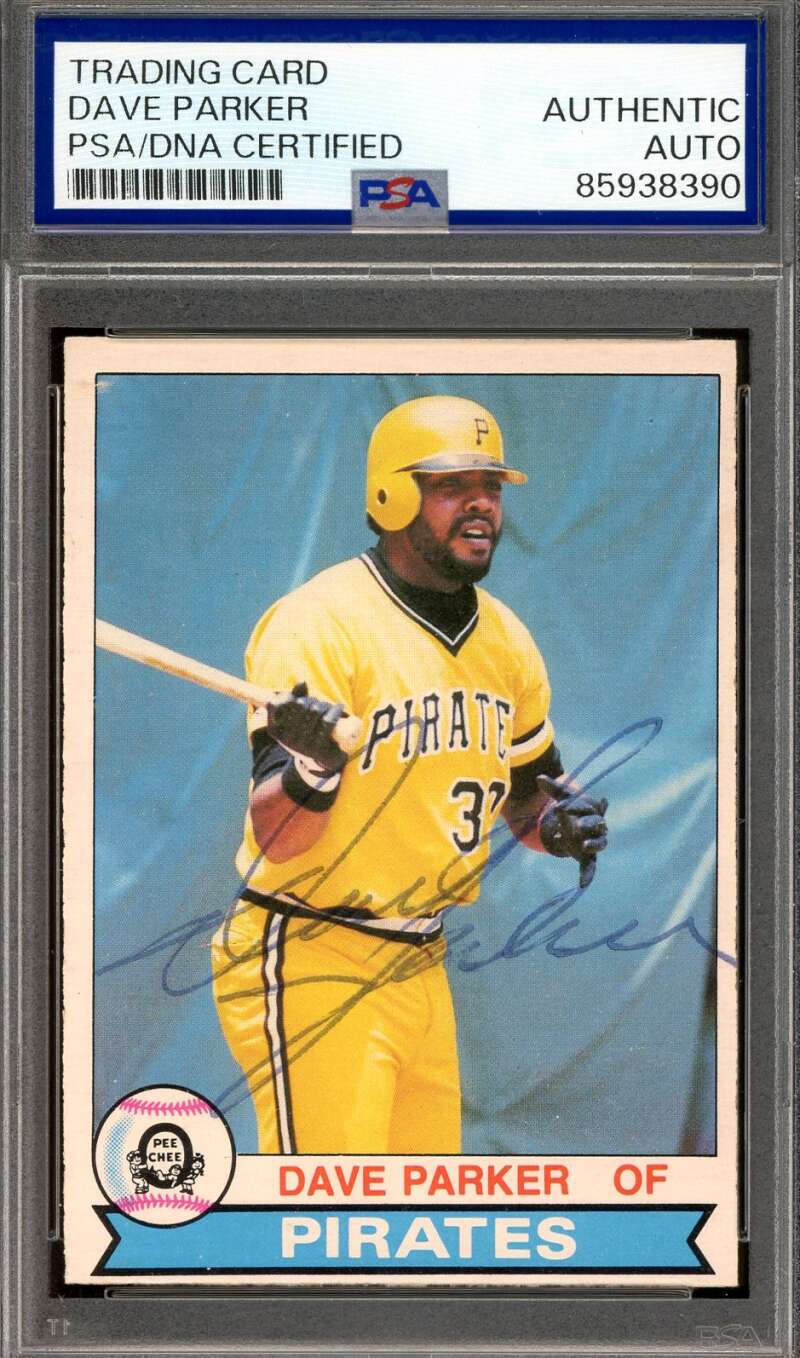 Dave Parker PSA DNA Vintage Signed 1979 O-Pee-Chee Autograph Pirates