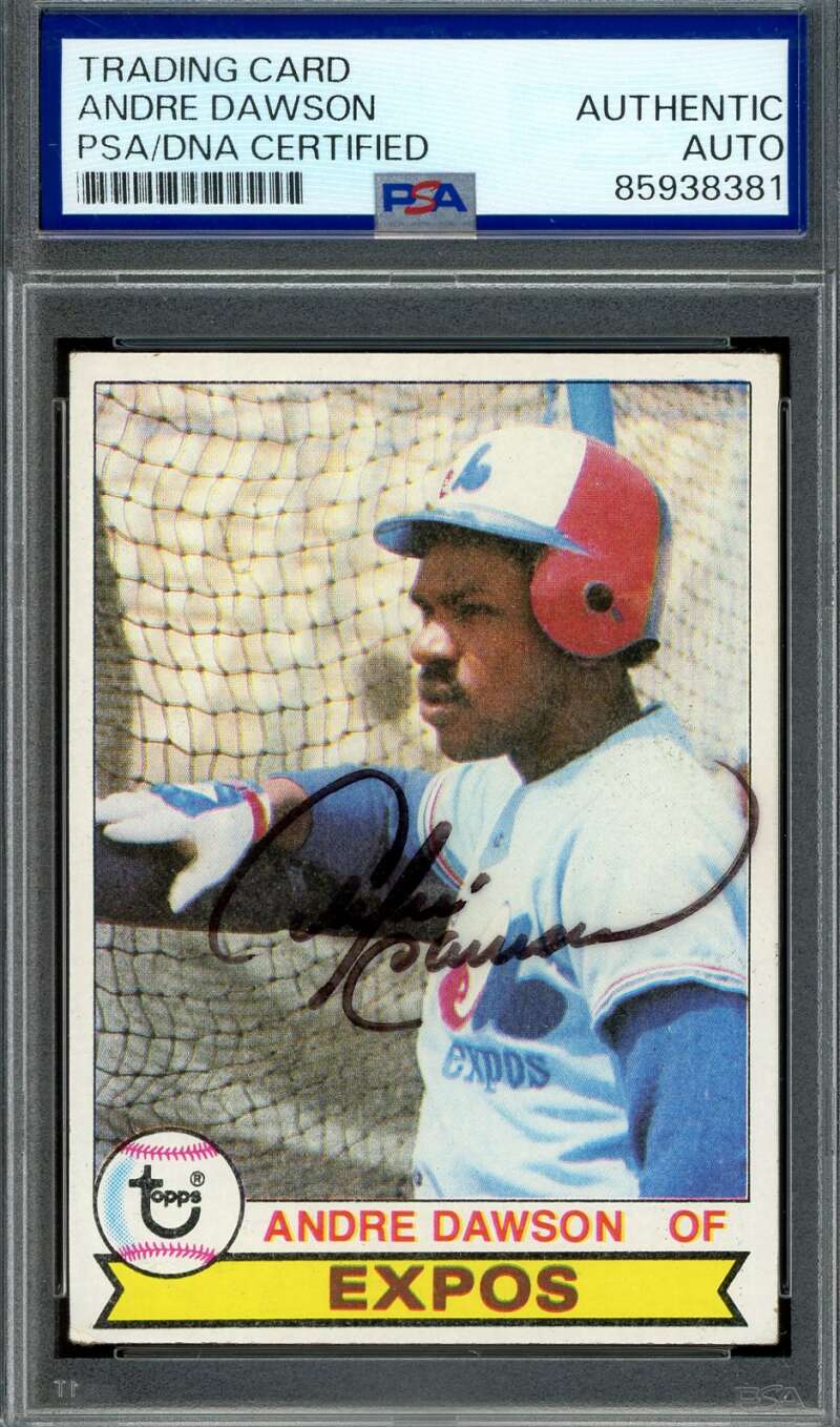 Andre Dawson PSA DNA Signed 1979 Topps Autograph
