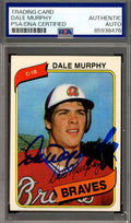 Dale Murphy PSA DNA Signed 1980 Topps Autograph