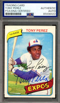 Tony Perez PSA DNA Signed 1980 Topps Autograph