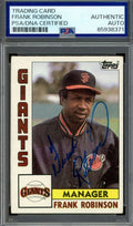 Frank Robinson PSA DNA Signed 1984 Topps Autograph Giants