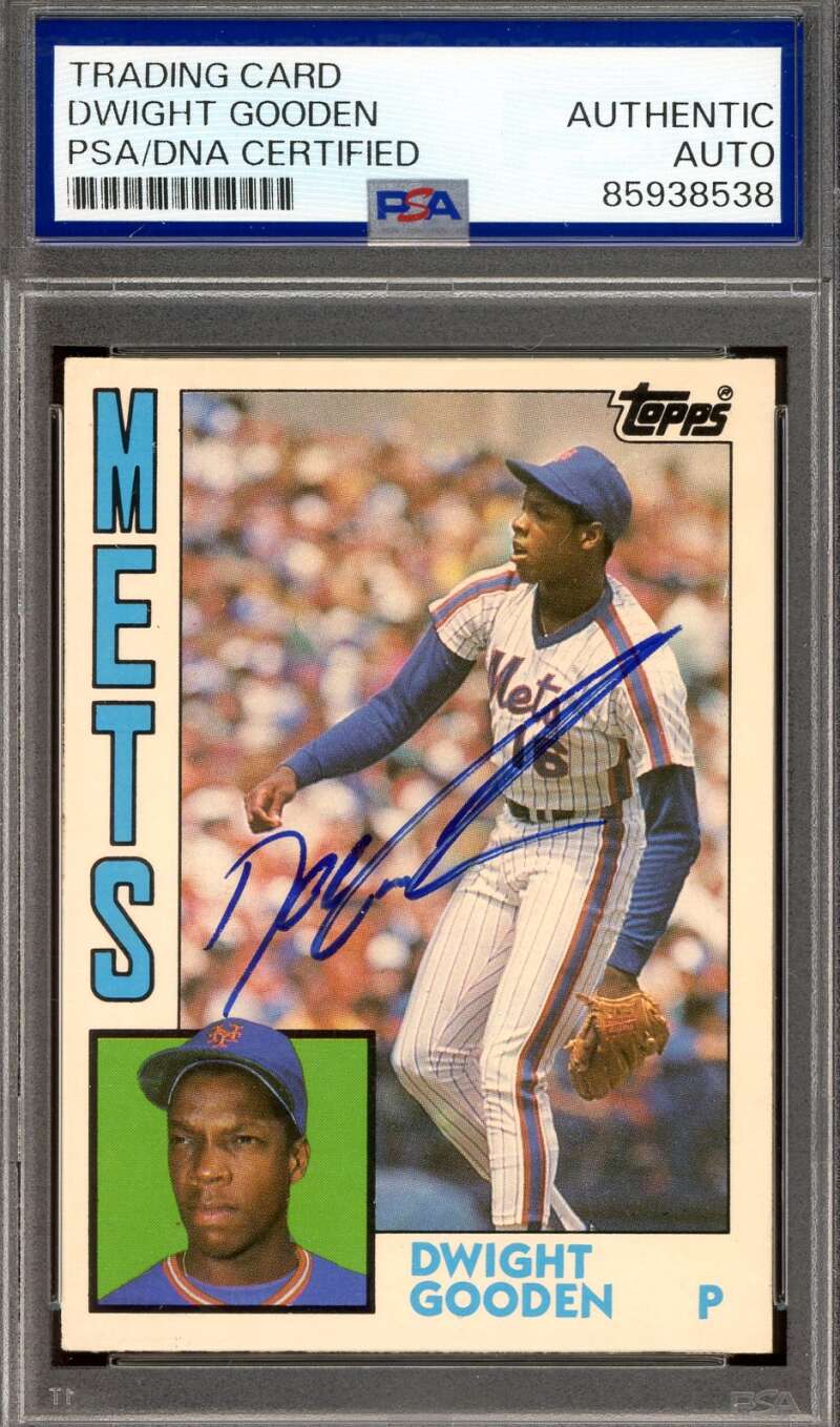 Dwight Gooden PSA DNA Signed 1984 Topps Traded Rookie Autograph