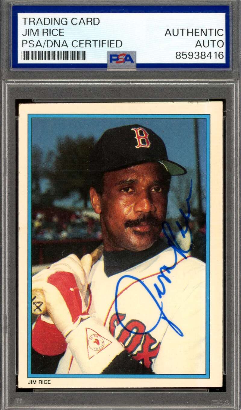 Jim Rice PSA DNA Signed 1985 Topps All Star Autograph