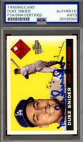 Duke Snider PSA DNA Signed 2003 Topps All Time Fan Favorites Autograph