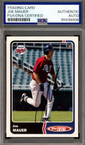 Joe Mauer PSA DNA Signed 2003 Topps Total Rookie Autograph