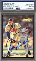 Tom Glavine PSA DNA Signed 1998 Topps Gold Label Autograph