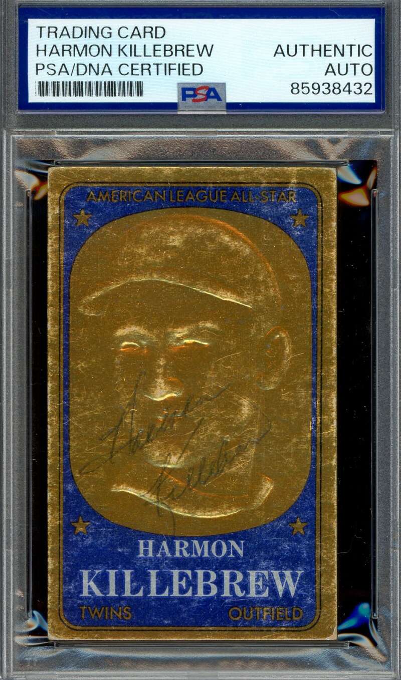 Harmon Killebrew PSA DNA Signed 1965 Topps Embossed Autograph