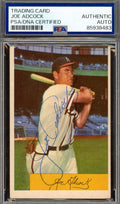 Joe Adcock PSA DNA Vintage Signed 1954 Bowman Autograph