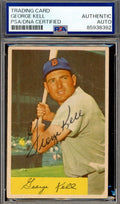George Kell PSA DNA Vintage Signed 1954 Bowman Autograph