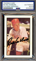 Richie Ashburn PSA DNA Signed 1953 Bowman 1983 Reprint Autograph
