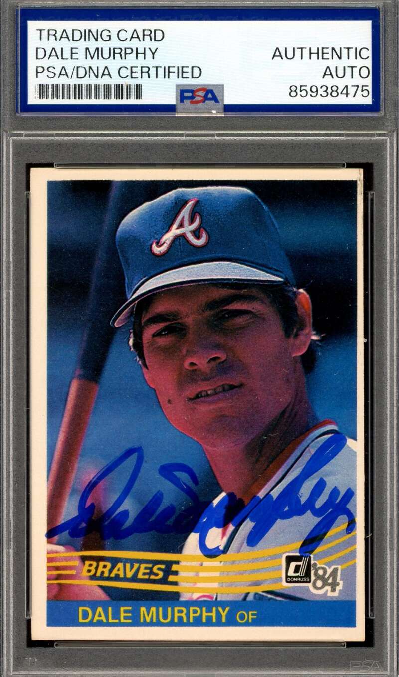 Dale Murphy PSA DNA Signed 1984 Donruss Autograph