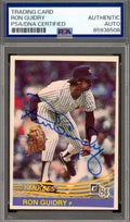 Ron Guidry PSA DNA Signed 1984 Donruss Autograph Yankees