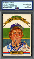 George Brett PSA DNA Signed 1982 Donruss Diamond Kings Autograph