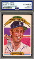 Alan Trammell PSA DNA Vintage Signed 1982 Donruss Diamond Kings Autograph