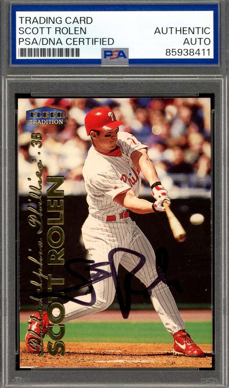 Scott Rolen PSA DNA Signed 1999 Fleer Tradition Autograph