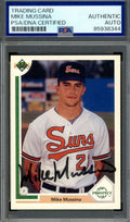 Mike Mussina PSA DNA Signed 1991 Upper Deck Top Prospect Rookie Autograph