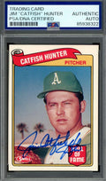 Jim Catfish Hunter PSA DNA Signed 1989 Swell Greats Autograph