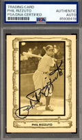 Phil Rizzuto PSA DNA Signed 1982 Cramer Autograph