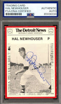 Hal Newhouser PSA DNA Signed 1981 Detroit News Autograph