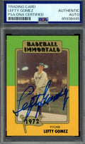 Lefty Gomez PSA DNA Signed 1980-84 SSPC Baseball Immortals Autograph