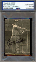 Leo Durocher PSA DNA Signed 1972 TCMA The 30's Autograph