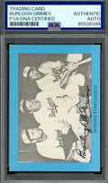 Burleigh Grimes PSA DNA Signed 1977 Dodger Strategists Autograph