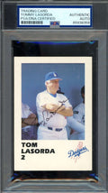 Tommy Lasorda PSA DNA Signed 1988 LA Police Dodgers Autograph