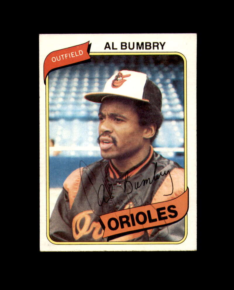 Al Bumbry Signed 1980 Topps Baltimore Orioles Autograph
