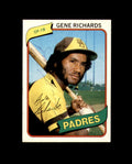 Gene Richards Signed 1980 Topps San Diego Padres Autograph