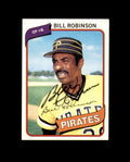 Bill Robinson Signed 1980 Topps Pittsburgh Pirates Autograph