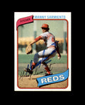 Manny Sarmiento Signed 1980 Topps Cincinnati Reds Autograph