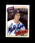 Butch Hobson Signed 1980 Topps Boston Red Sox Autograph