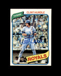 Clint Hurdle Signed 1980 Topps Kansas City Royals Autograph