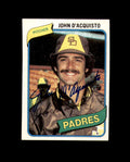John D'Acquisto Signed 1980 Topps San Diego Padres Autograph