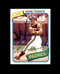Gene Tenace Signed 1980 Topps San Diego Padres Autograph