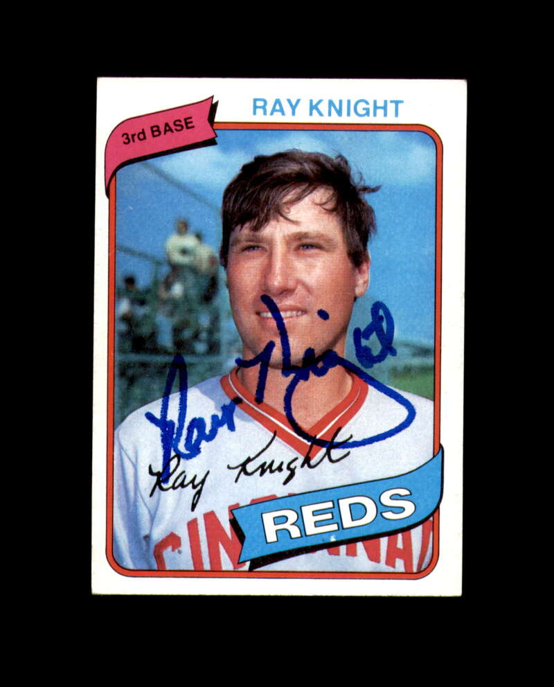 Ray Knight Signed 1980 Topps Cincinnati Reds Autograph
