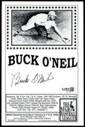 Buck O'Neil JSA Coa Signed 6x9 Photo Autograph