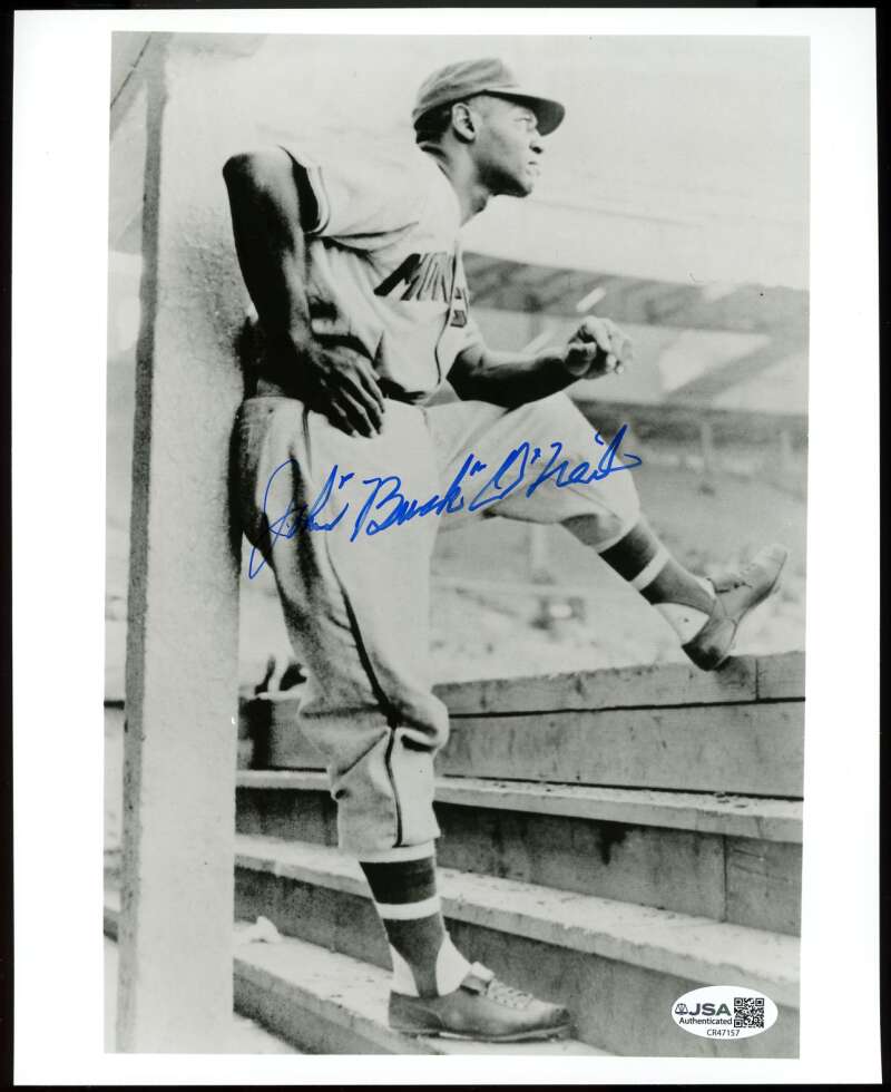 Buck O'Neil JSA Coa Signed 8x10 Photo Autograph