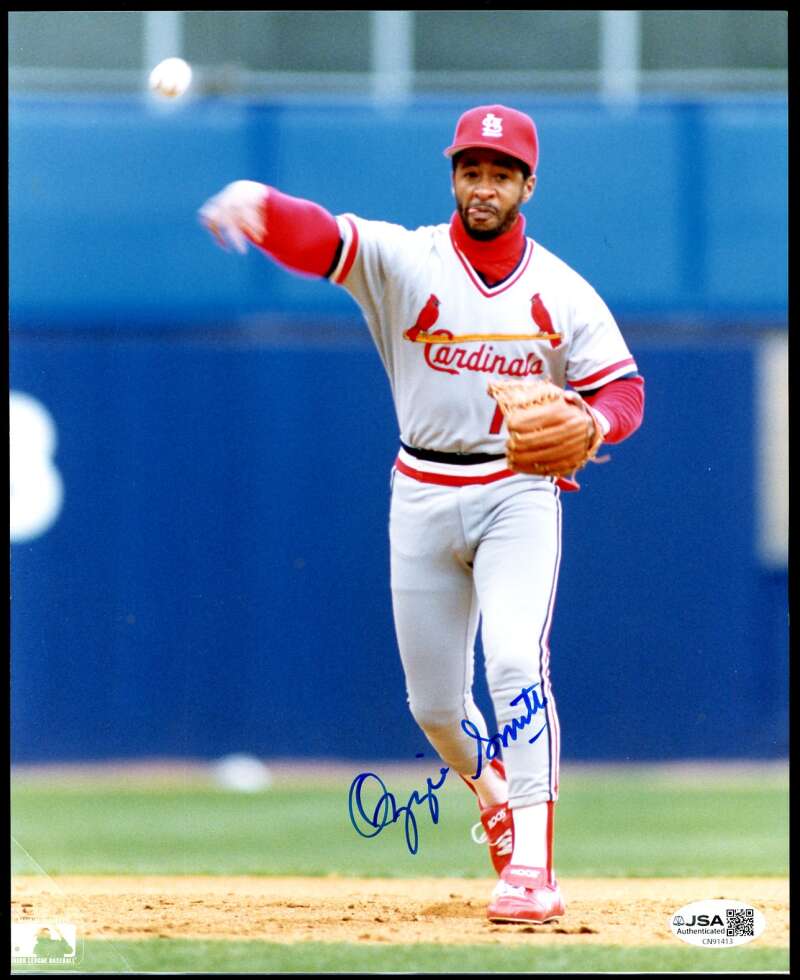 Ozzie Smith JSA Coa Signed 8x10 Photo Cardinals Autograph