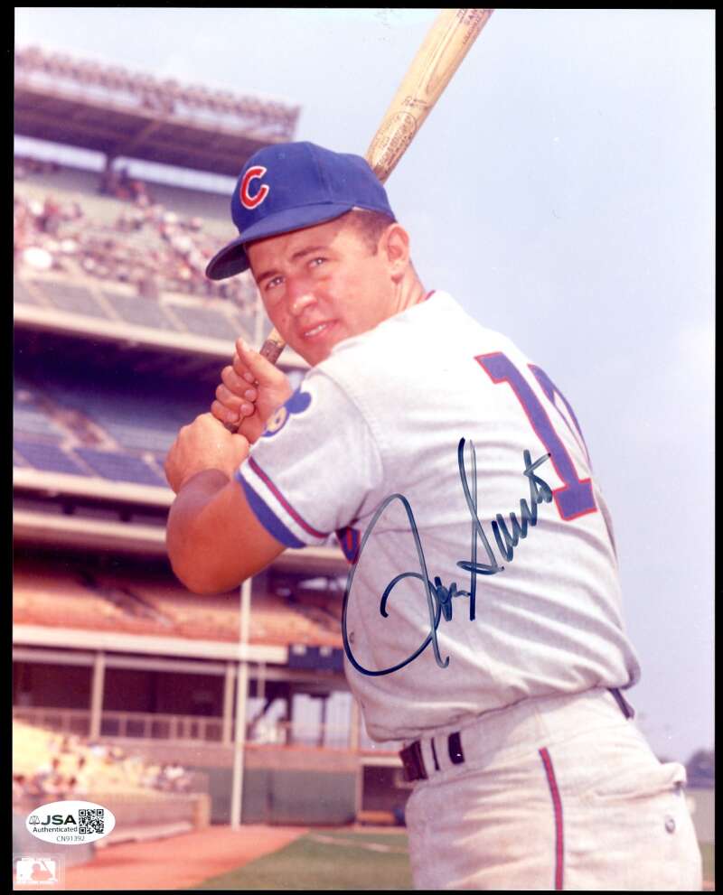 Ron Santo JSA Coa Signed 8x10 Photo Cubs Autograph