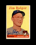 Jim Bolger Signed 1958 Topps Chicago Cubs Autograph