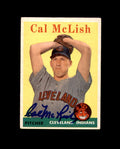 Cal McLish Signed 1958 Topps Cleveland Autograph