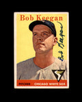Bob Keegan Signed 1958 Topps Chicago White Sox Autograph